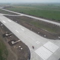Renovation of a runway at the Krymsk military airfield